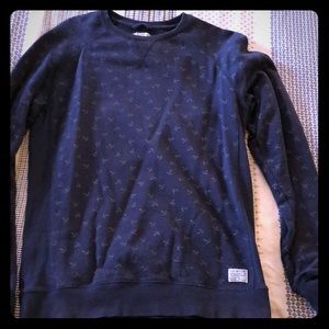 Distrezzed and co. Navy sweatshirt Anchor print